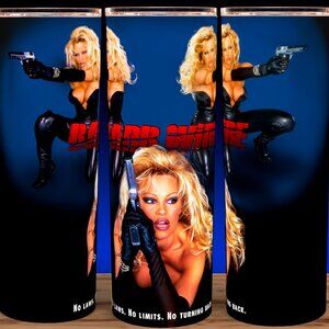 Sexy Pamela Anderson in Barb Wire Movie Cup Mug Tumbler